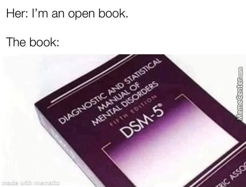 DIAGNOSY- AND
MANUAL OF
DiSORDERS
DSM-S
