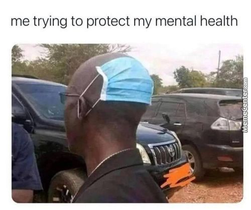 Me Trying To Protect My Mental Health
