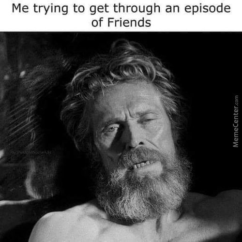 Me Trying To Get Through An Episode
Of Friends
