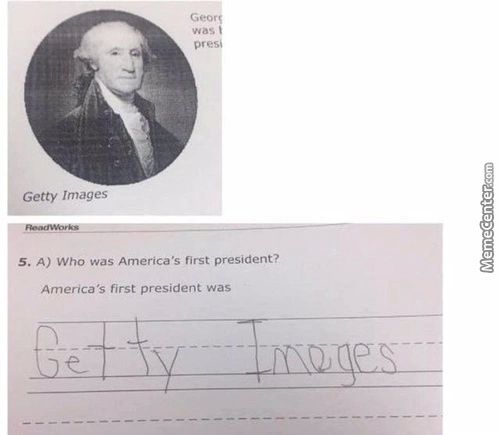 Geog
Was
Presi
Getty Images
5. A) Who Was America's First President?
America's First President Was
