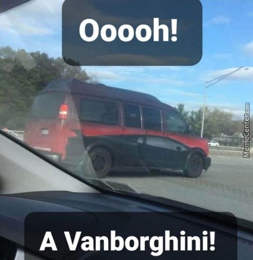 Ooooh!
A Vanborghini!
