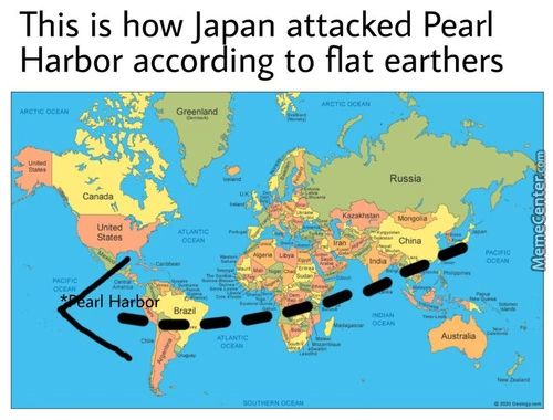This Is How Japan Attacked Pearl
Harbor According To Fiat Earthers
Arl Harb
