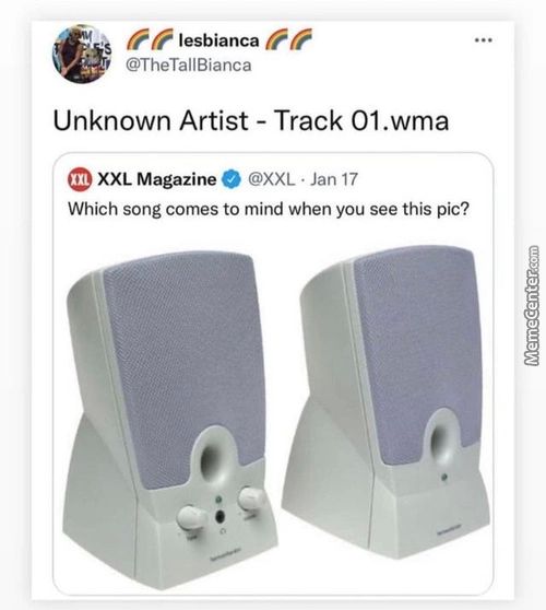 Lesbianca
@TheTallBianca
Unknown Artist - Track 01 .wma
XXL Magazine @XXL • Jan 17
Which Song Comes To Mind When You See This Pic?
