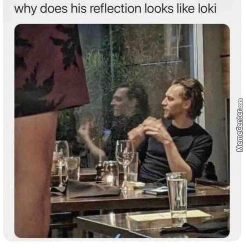 Why Does His Reflection Looks Like Loki
