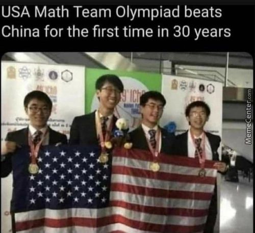 USA Math Team Olympiad Beats
China For The First Time In 30 Years
