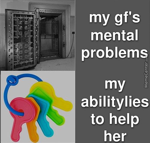 My Gf's
Mental
Problems
My
Abilitylies
To Help
Her
