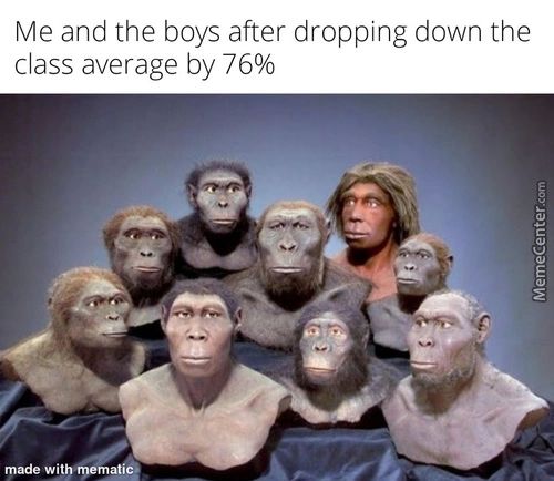 Me And The Boys After Dropping Down The
Class Average By 76%
Ade Wi
