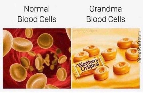 Normal
Blood Cells
Grandma
Blood Cells
