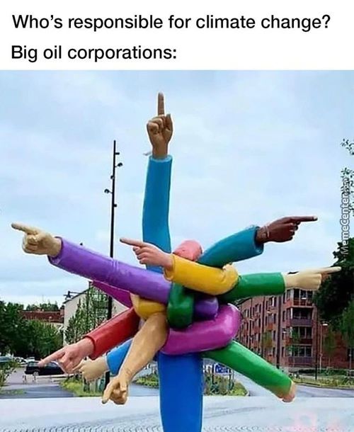 Who's Responsible For Climate Change?
Big Oil Corporations:
