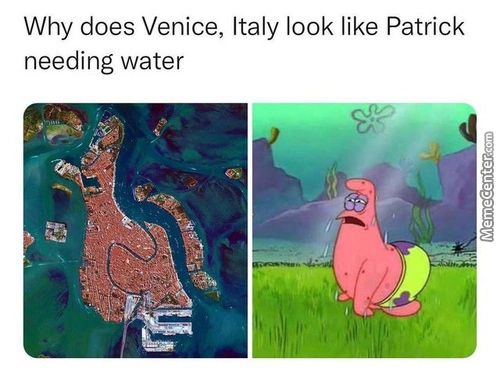 Why Does Venice, Italy Look Like Patrick
Needing Water
