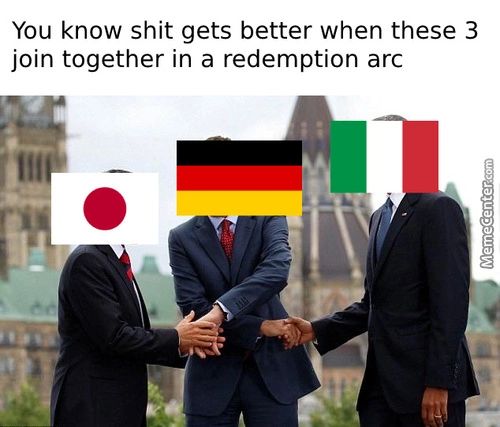 You Know Shit Gets Better When These 3
Join Together In A Redemption Arc
