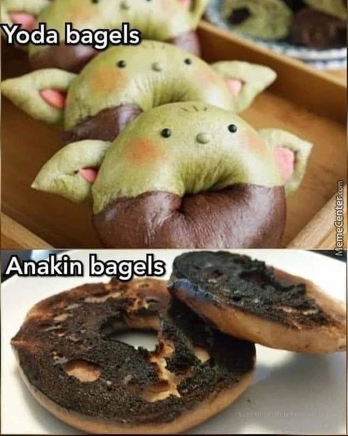 Yoda Bagels
Anakin Bagels
