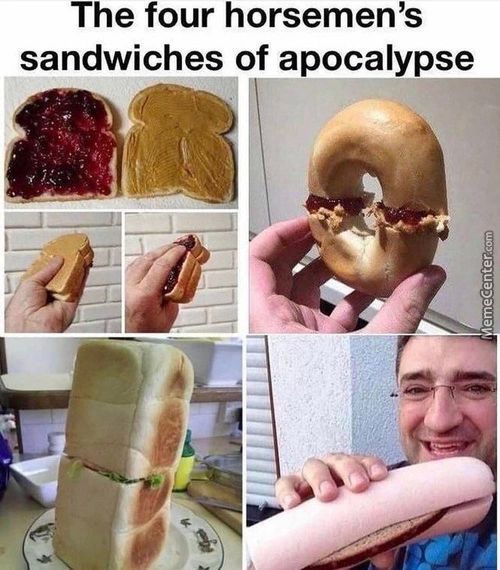 The Four Horsemen's
Sandwiches Of Apocalypse
