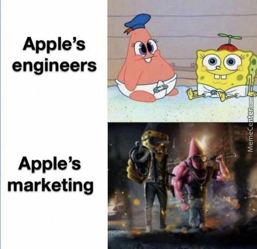 Apple's
Engineers
Apple's
Marketing
OO
