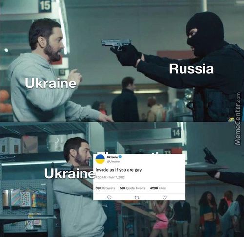 Russia
'Ukr In
Us If Are Gay
Ukrain
