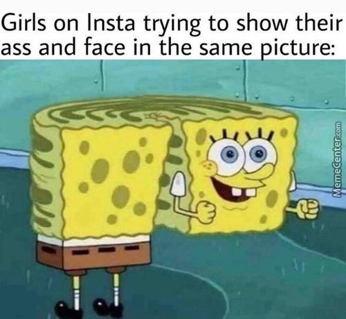 Girls On Insta Trying To Show Their
Ass And Face In The Same Icture:
