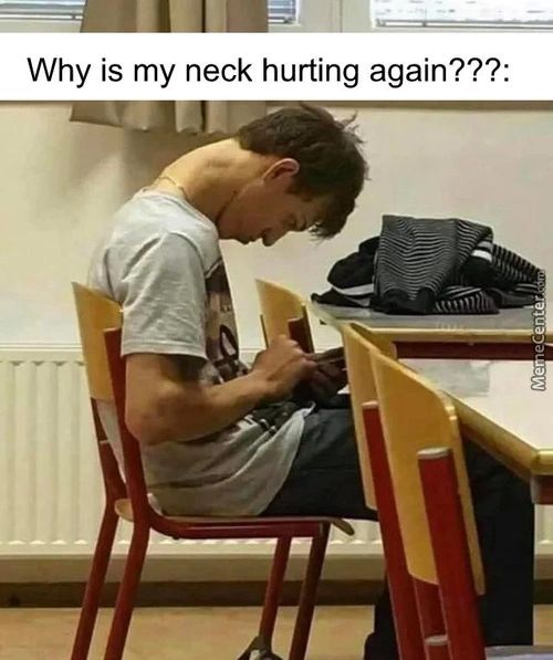 Why Is My Neck Hurting Again???:
