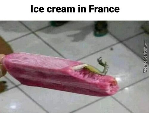 Ice Cream In France
