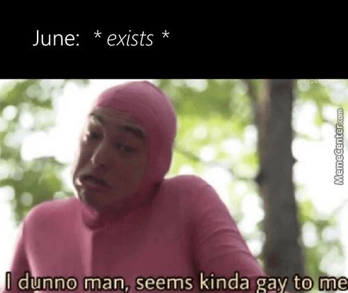 June: *exists *
I Dunno Man, Seems Kinda Gay To
