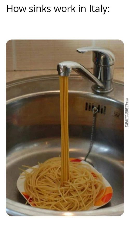 Sinks Work In Italy.
