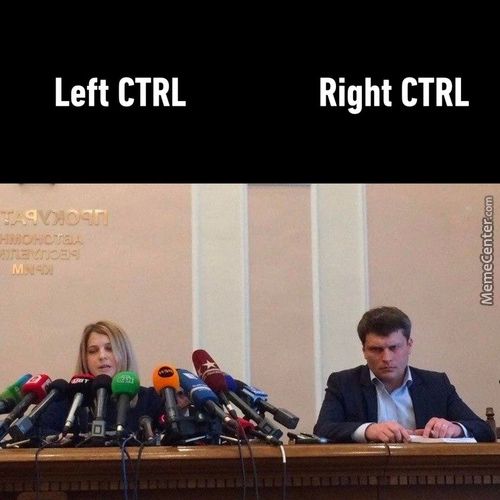 Left CTRL
/ D 14 A
Right CTRL
