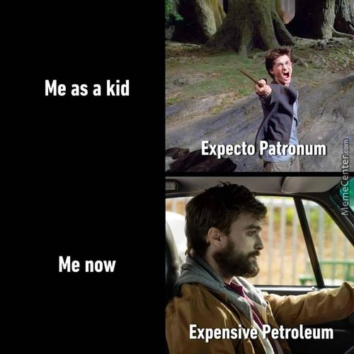 Me As A Kid
Xpecto Patr Um
Me Now
Expensiv Etroleum

