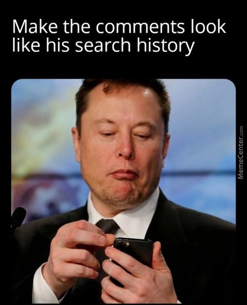 Make The Comments Look
Like His Search History
