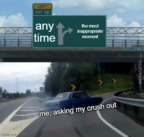 Any
Time
The Rmst
Namrrv-iate
Me,' Asking My Crus Out
