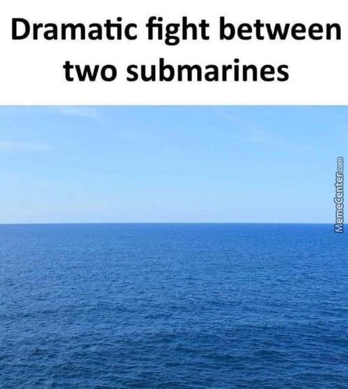 Dramatic Fight Between
Two Submarines

