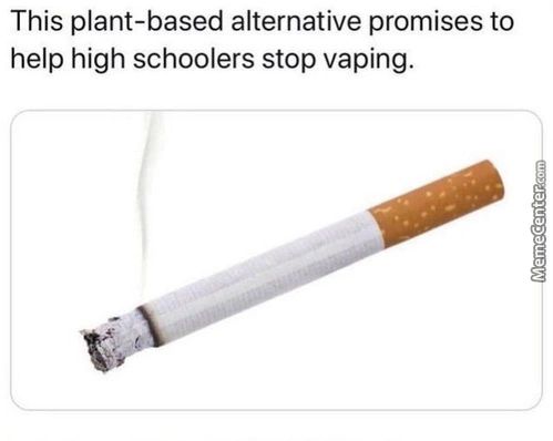 This Plant-based Alternative Promises To
Help High Schoolers Stop Vaping.
