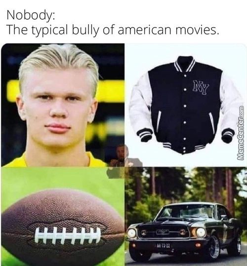 Nobody:
The Typical Bully Of American Movies.
