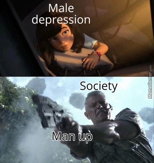 Male
Depr Sion
Society
Man Up

