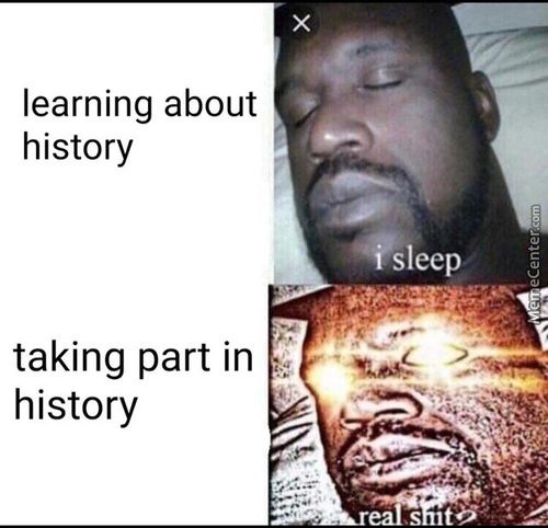 Learning About
History
Taking Part In
History
•sleep
S Ltö
