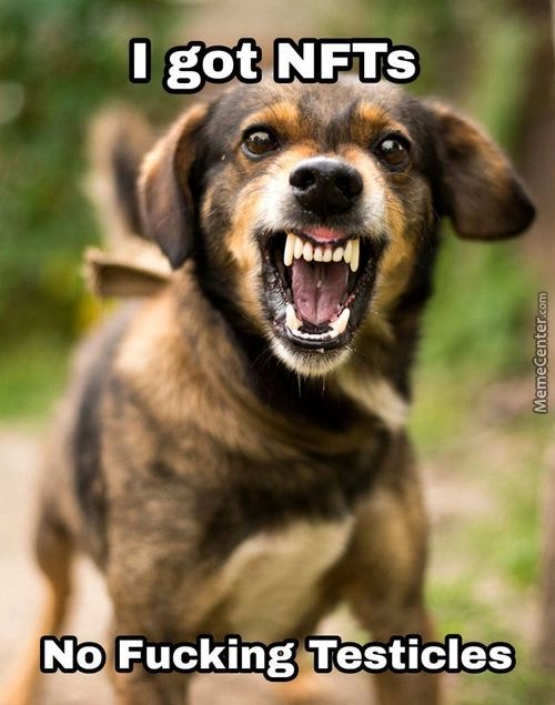 Got NFTs
No Fucking Testicles
