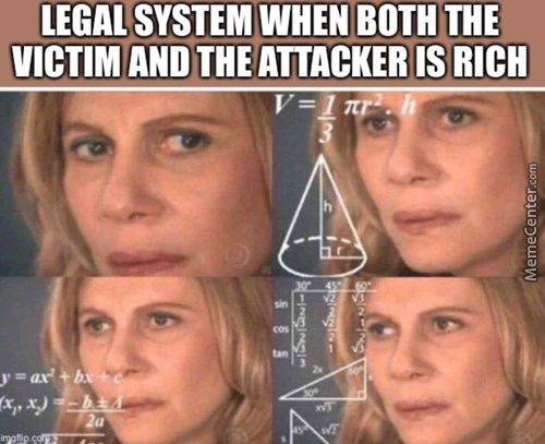 LEGAL SYSTEM WHEN BOTH THE
VICTIM AND THE ATTACKER IS RICH
