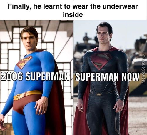 Finally, He Learnt To Wear The Underwear
Inside
Vooå SUPERMÄ,TI •SUPERMAN NOME'
