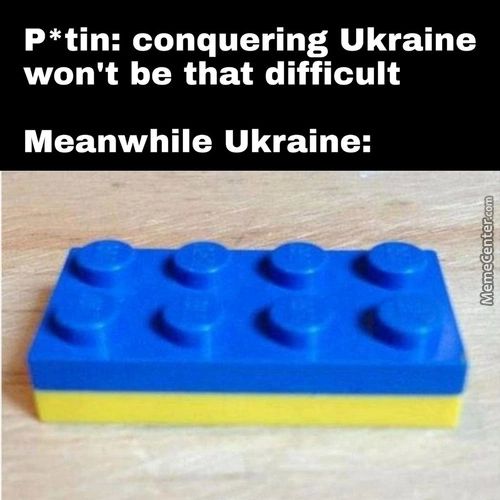 P*tin: Conquering Ukraine
Won't Be That Difficult
Meanwhile Ukraine:

