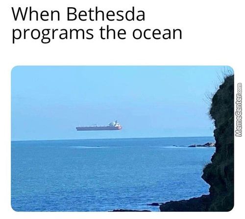 When Bethesda
Programs The Ocean
