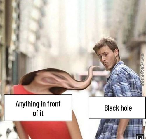Anything In Front
Of It
Black Hole
