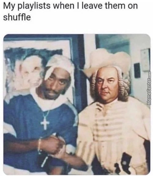 My Playlists When I Leave Them On
Shuffle

