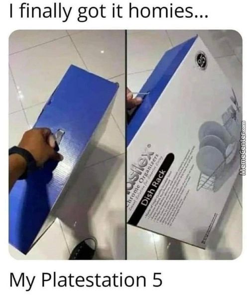 I Finally Got It Homies...
My Platestation 5
