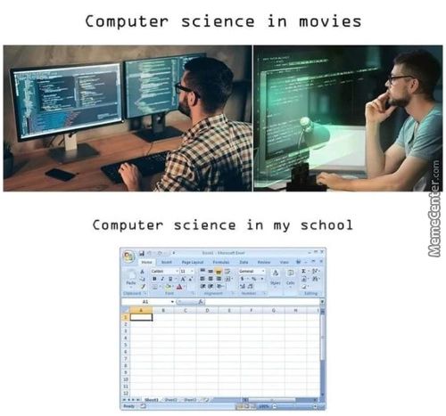 Computer Science In Movies
Computer Science In My School
