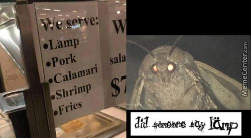 •Lamp
•Pork
Sala
Calamari
Shrimp
• Fries
