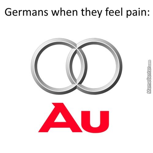 Germans When They Feel Pain:
