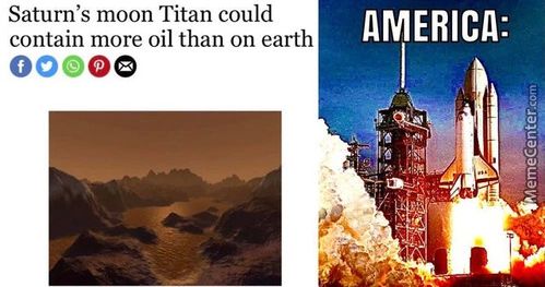 Saturn's Moon Titan Could
Contain More Oil Than On Earth
Ooooe
AMERICA:
