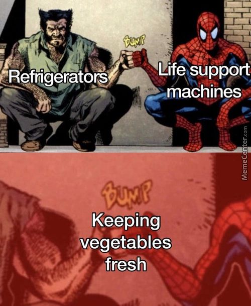 Lifesupport
Refrigerators
Machines
Keeping
Vegetables
'freSh
