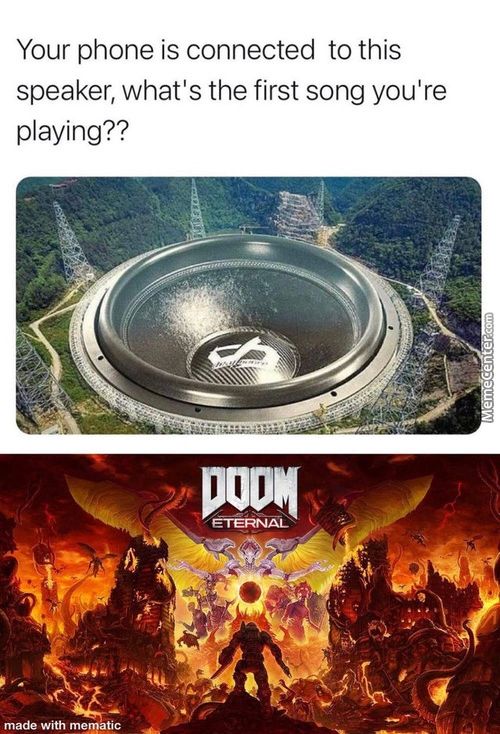 Your Phone Is Connected To This
Speaker, What's The First Song You're
Playing??
Made With
