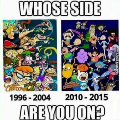 WHOSE SIDE
1996-2004 2010-2015
ARE YOU OR?
