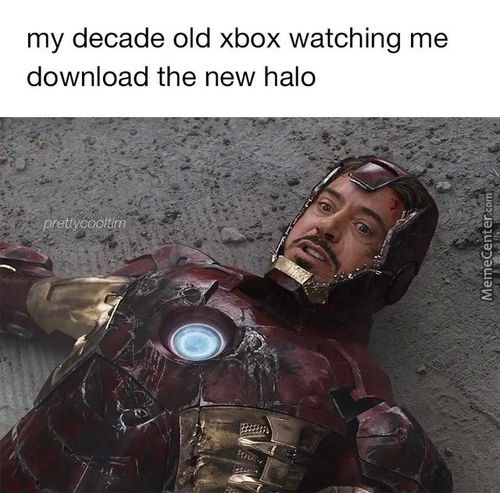 My Decade Old Xbox Watching Me
Download The New Halo
