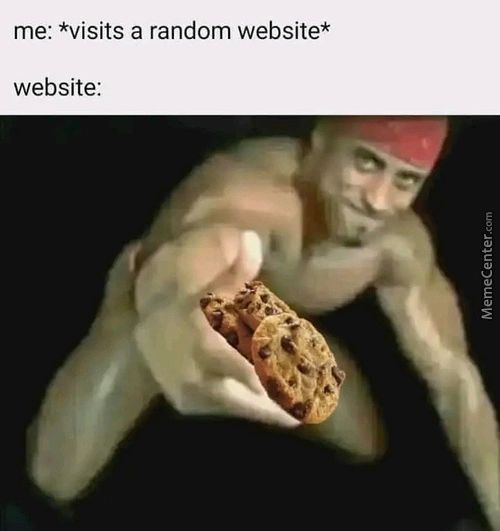 Me: *visits A Random Website*
Website:
